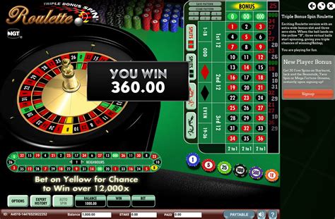  casino roulette bonus